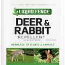 Liquid Fence Deer And Rabbit Repellent Concentrate 40 Ounces, Apply Year-Round