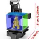 Portable 3D Printer - Compact FDM 3D Printer with Removable Build Plate, PLA & TPU Filament Compatibility, 0.4mm Nozzle, 100x100x100mm Build Volume, Easy-to-Use Design for Beginners