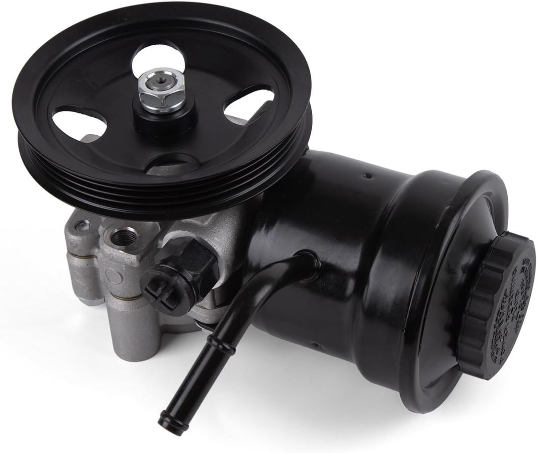 Power Steering Pump with Pulley Reservoir Assembly for Toyota Tacoma 1996-2001 4Runner 1996-2000 2.4L 2.7L L4 Replaces 96-5228 21-5228 44320-35630 44320-60260 44320-35480 4432004043 14237 6099PR