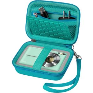 Comecase Carrying & Protective Case for Digital Camera, for CAMKORY/for Kodak Pixpro/for Canon PowerShot ELPH 180/190 / for Sony DSCW800 DSCW830 Cameras for Travel - Navy Blue