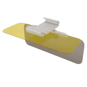 Car Sun Visor 2 in 1 for Day and Night Adjustable Sun Visor Extender Protect from Glare/UV Ray/Stray Light Yellow Acrylic 32cm / 12.6" 12cm / 4.72"