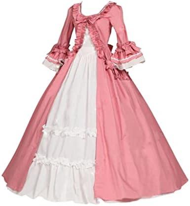 1791's lady Women's Victorian Rococo Dress Inspiration Maiden Costume 2XL