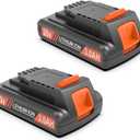 Black and Decker 20V Battery 3.0Ah 2-Pack with LED Power Indicator, Replacement for LBXR20 20V Max Lithium Ion Battery, Compatible with Black & Decker Tools and Chargers