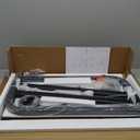 VTORY Adjustable Standing Desk for Walking Pad Treadmill, Desk for Bike/Cycling, Stand Table for Treadmill Walking Pad, Bike/Walking Pad/Treadmill Trainer Desk Stand, Attachment, Bar for Walking Pad (Vintage)