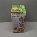 Presto 04863 Poplite Hot Air Popcorn Popper - Built-In Measuring Cup + Melts Butter, Easy to Clean, Built-In Cord Wrap, 18 Cups, Red