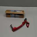 Red Exterior Door Handle Compatible with Hyundai Sonata 2015-2019 (Front Left)