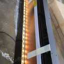 Carsynflame Electric Fireplace 65 in, Wall Mounted & Recessed Electric Fireplace Inserts, Remote & Touch Screen Control, 169 Flame Color Combinations, Timer& Thermostat Fireplace Heater, 1500W, Black