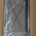 only fire Foldable X-Marks Fire Pit Cooking Grate, Outdoor Square Campfire Grill Grate with Handles, Portable Camping Cookware for Outside Party,30 inch