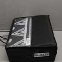 OLANLY Outdoor Rug Waterproof 6x9 ft, Reversible Outdoor Plastic Straw Rug, Boho Patio Rug, Indoor Outdoor Carpet, RV Mat Outside for Patio, Camp, Picnic, Balcony, Deck, Backyard, Black & White