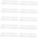 Milisten 20Pcs Plastic Garden Fence for Lawn and Flowerbeds Durable Decorative Landscape Borders Miniature Picket Fence for Patio and Holiday Garden