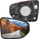 Passenger Side Mirror Replacement for Lexus ES250, ES300h, ES350, LC500, LC500h 2018-2024 - Right Side Mirror Glass, Rear View Mirrors Glass with Power Heated & Blind Spot