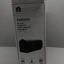 Architectural Mailboxes Parsons Rust-Proof Plastic Post Mounted Mail Box for Outside, Black, Medium Curbside Mailbox, USPS Approved for Residential Delivery