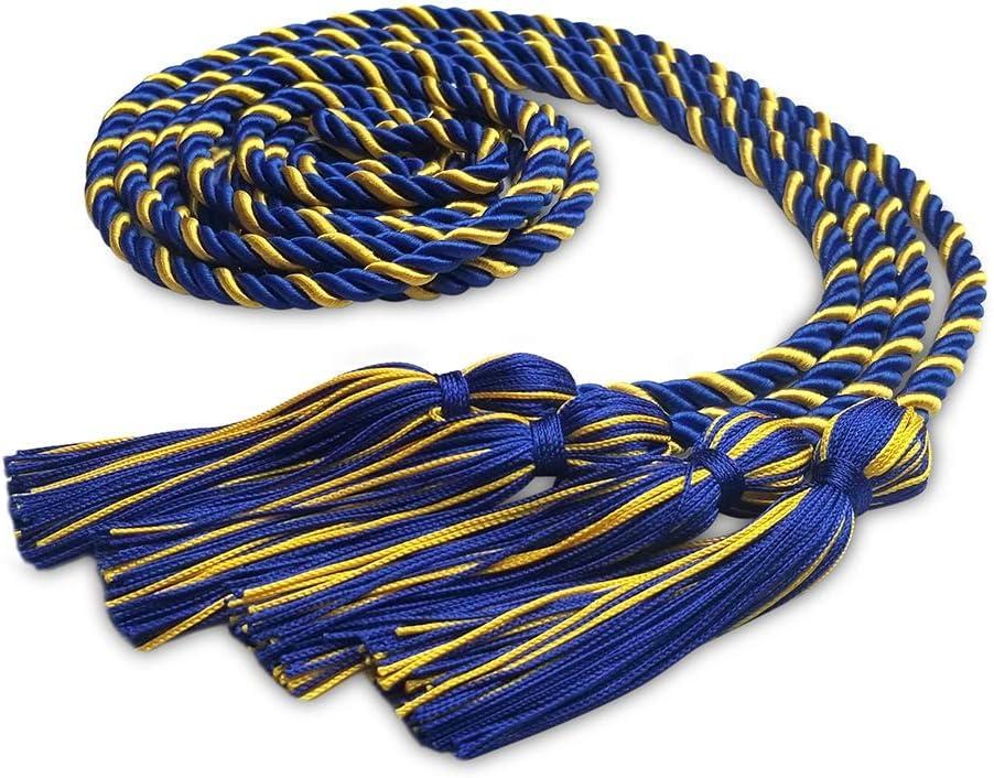 Endea Graduation Double Honor Cord Two-Color (Royal Blue/Gold)