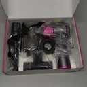 EYYA Handheld Cordless Car Vacuum Cleaner, 4-in-1 Portable Mini Car Vacuum Cleaner, 15000PA High Power & Air Duster with LED Light for Home Office (Grey/Pink)