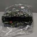 Lahome Floral Dark Green Area Rugs 5x7, Soft Washable Rugs for Living Room Bedroom, Boho Non Slip Low Pile Forest Giverny Carpet for Farmhouse Dining Room Office, Dark Green