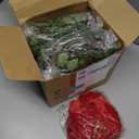 Dingion 8 Pcs Mini Christmas Kitchen Cabinet Wreath Small Christmas Wreath Decorations Norfolk Pine Artificial Berries Snowy Pine Garland with Red Ribbon for Xmas Table Centerpiece Front Door Decor