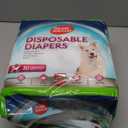 Simple Solution Dog Diapers Female, Dog Diapers, Potty Training, Super Absorbent, Breathable, Wetness Indicator for Urination, 22-37 Inch Waist, (XXL, 30ct)