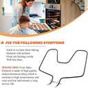 WB44K10005 WB44K10001 Oven Bake Element by Blutoget- PS249238 Fit for GE Hotpoint Americana Oven RBS360DM4BB RB526h3WW, RB757BH1WH, RB787WH1WW, RBS160DM4WW-Replaces PS249238, AP2030964, PD00001066