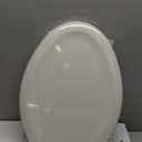 KOHLER 4647-96 Stonewood Toilet Seat Elongated,Wood Toilet Seat, Elongated Toilet Seat for Standard Toilets, Toilet Lid, Biscuit