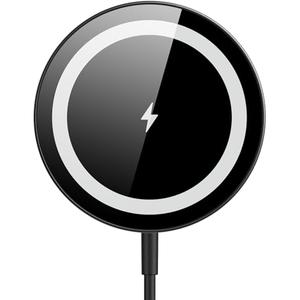 For Mag-Safe Charger, Magnetic Wireless Charger Made for iPhone 17/17 Pro/17 Pro Max/Air/16/15/14/13/12 Series, Mag Safe Charging Pad for AirPods Pro 3 2 (Black)