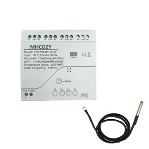 WiFi Wireless Smart Temperature and Humidity Relay Switch,Dry Contact App Remote,Compatible with Alexa Google Home