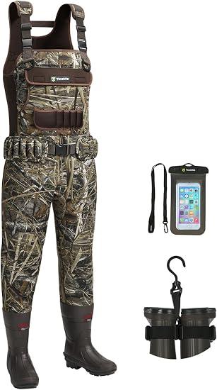 TIDEWE 600G Hunting Chest Waders Waterproof for Women Camo 5