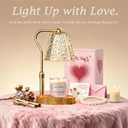 Candle Warmer Lamp with Timer Dimmable Gifts for Women, Adjustable Height Wax Warmer Lamp for Scented Candles, House Warming Gifts for New Home Modern Farmhouse Decor