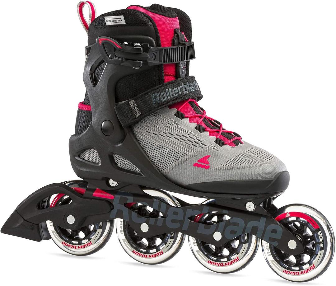 Rollerblade Macroblade 90 Women's Adult Fitness Inline Skate, Neutral Paradise Pink, Size 8