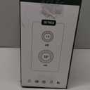 Lullaby 60PCS Ivory Scalloped Plastic Plates with Gold Rim, Disposable Elegant Plates Include 30pcs Dinner Plate 10.25", 30pcs Plastic Dessert Plate 7.5", Perfect for Wedding and Party