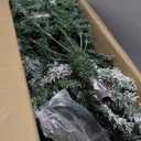 Nearly Natural 5ft. Flocked Rock Springs Spruce Artificial Christmas Tree