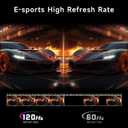 ArcticPro 22 inch 120Hz Monitor, Full HD (1920 x 1080p) Computer Monitor, 99% sRGB, 4000:1 Contrast, 3-Sided Frameless, Ultra Slim, VESA, LowBlue Mode, Tilt Adjust, HDMI *1, VGA*1