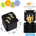 2 x 2Pcs Middle Finger in A Box Gay Gifts Funny Adult for Men Women Prank Joke Toy Gifts Hilarious White Elephant Gifts Prank Box Funny Birthday Gifts Relief Pop Up Middle Finger Box Fun Surprise Gift