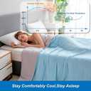 Cooling Blanket for Hot Sleepers & Night Sweats – Lightweight Breathable Summer Comforter, Double-Sided Cool Fabric, Queen Size, Gray/Blue
