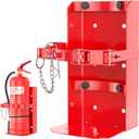 Fire Extinguisher Mount, Heavy Duty Fire Extinguisher Bracket Fits 15lb Dry/5-10lb Co2 Extinguisher for School Home Garage Laboratory and Vehicle