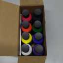 Nicpro 8 Colors Permanent Fabric Paint (4 oz, 120 ml) Soft Fabric Paint for Clothes, Non-Toxic Textile Paint for Fabric DIY Crafts, T-shirts, Shoes Jeans Bags Canvas for Adult with Color Wheel