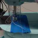 CraftBud Mini Sewing Machine for Beginners, Dual Speed Small Portable Sewing Machine for Kids and Adults with Extension Table, 122 Piece Gift Set Includes, Fabrics, Projects Book, Light and More, Blue