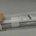 LazBlinds No Drill Cordless Zebra Blinds for Indoor Windows, Dual Layer Light Control Roller Shades for Day and Night, Light Filtering Sheer Shades for Home, 32" W x 72" H, Stone Grey