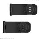 Password Rotary Hasp Locks, 2 Pack Door Security Slide Latch Lock,Black Digit Combination Lock for Small Doors, Cabinets, Barn Door, Bathroom, Outdoor, Garage, Garden (4 Inch)