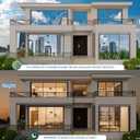 4 x Window Privacy Film, Window Tint Sun Blocking Heat reducing and UV Protection, one-Way Privacy Mirror Reflective Film,Explosion-Proof Premium PET Material, Cosmic Black,17.5 Inch x 16.4 Feet