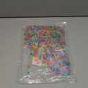 Gxueshan 1000 Pcs Acrylic 9 Color Pony Beads 6x9mm Bulk Glow in The Dark for Necklace, Friendship Bracelet Making, Hair Braids Kandi