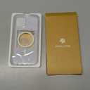 Miracase Glass Series Designed for iPhone 14 Plus Case 6.7 inch, 2023 Upgrade Full-Body Magnetic Clear Case with Built-in 9H Tempered Glass Screen Protector,Compatible with MagSafe,Clear Glitter