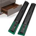 homdiy 10 Pair 20 Packs 22 Inch Full Extension Ball Bearing Drawer Slides Side Mount Soft Close Drawer Slides Drawer Glide