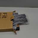 Bumusty 3-Tier Expandable Shoe Rack for Closet, 18-33 Adjustable Shoe Rack for Small Space, Small Shoe Organizer for Front Door, Sturdy Metal, Black