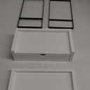 2-Tier Wooden Counter Shelf with Drawer, Vanity Tray for Organization and Decor, Countertop Organizer for Bathroom and Kitchen (White)