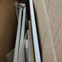 VASAGLE Kitchen Rolling Island, Mobile Kitchen Cart with Storage on Wheels, 17.7 x 23.6 x 35.4 Inches, Drawer, 2 Hooks, for Dining Room, Oak Beige and Matte White UKKI007Y01