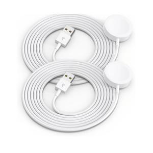 2Pack Upgraded for Apple Watch Charger USB Magnetic Wireless Fast iWatch Charger Portable Compatible with iWatch Ultra/Series 11/10/9/8/7/6/SE/SE2/5/4/3/2/1-[3.3FT]