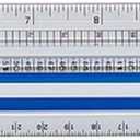 Westcott 40711 Clear Data Processing Magnifying Ruler, 15 in, Pack of 3