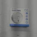 Ecoey Smoke Detector, Smoke Alarm with Advanced Photoelectric Technology, Fire Alarm Smoke Detector with Test Button and Low Battery Reminder, Fire Alarm Used in Bedroom, Home, FJ138, 1 Pack