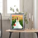 Calenzana 8x10 Picture Frame Sparkle Glass Photo Frames for Tabletop, 8 x 10 inch, 2 Pack