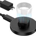 Compatible with Oura Ring Gen 3 (Size10) Charger Fast Charging Dock with Infrared Sensing, Auto Stop Protection, Indicator, Non-Slip Base, Charger for Smart Ring Includes 59 Inch USB-C Cable